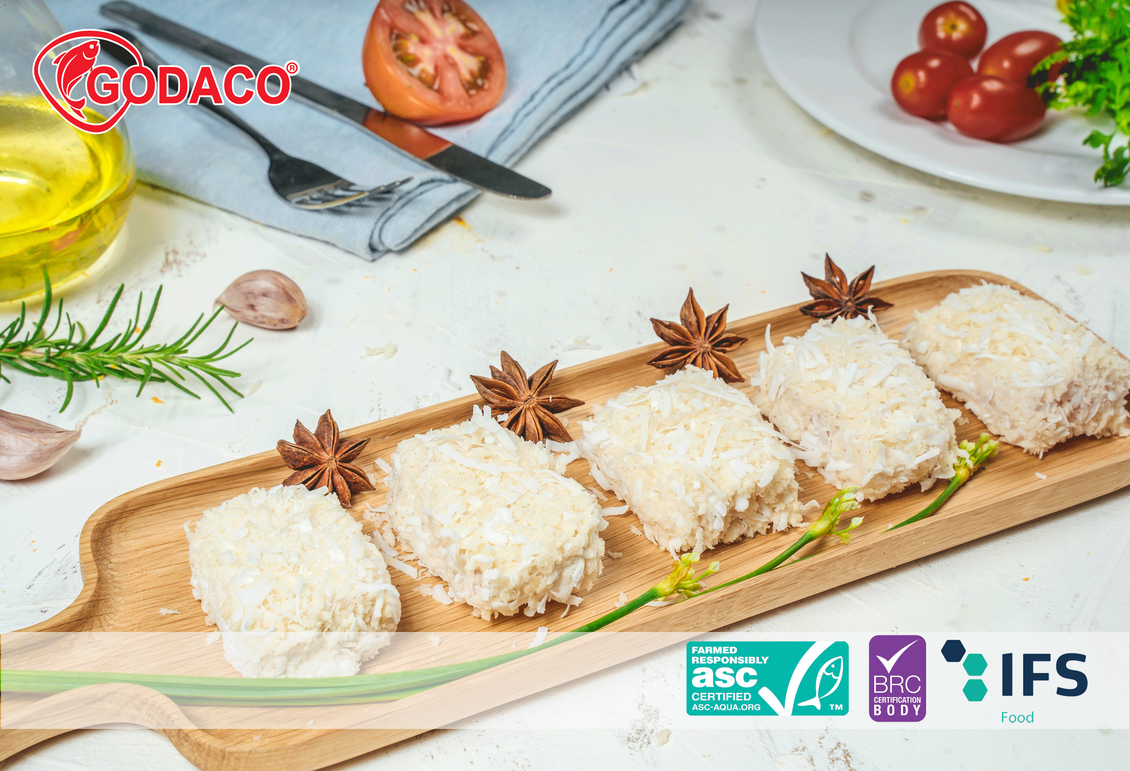 Breaded White Panko Pangasius Portion