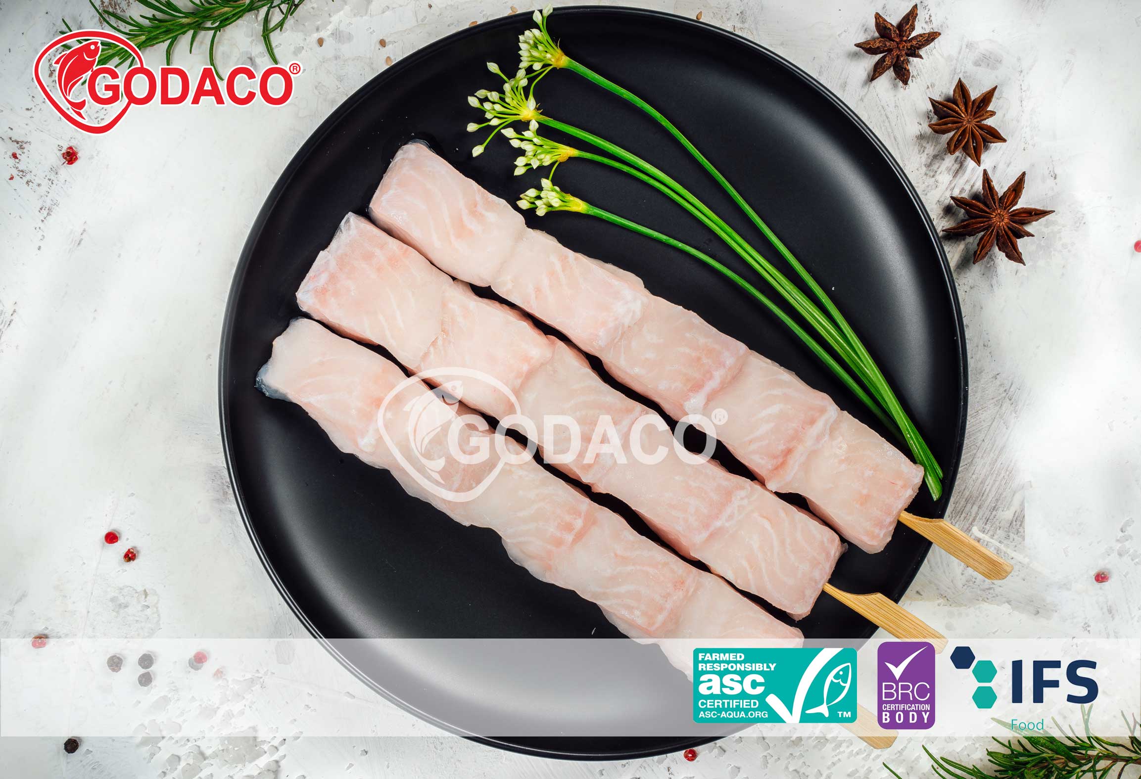 Pangasius Skewer