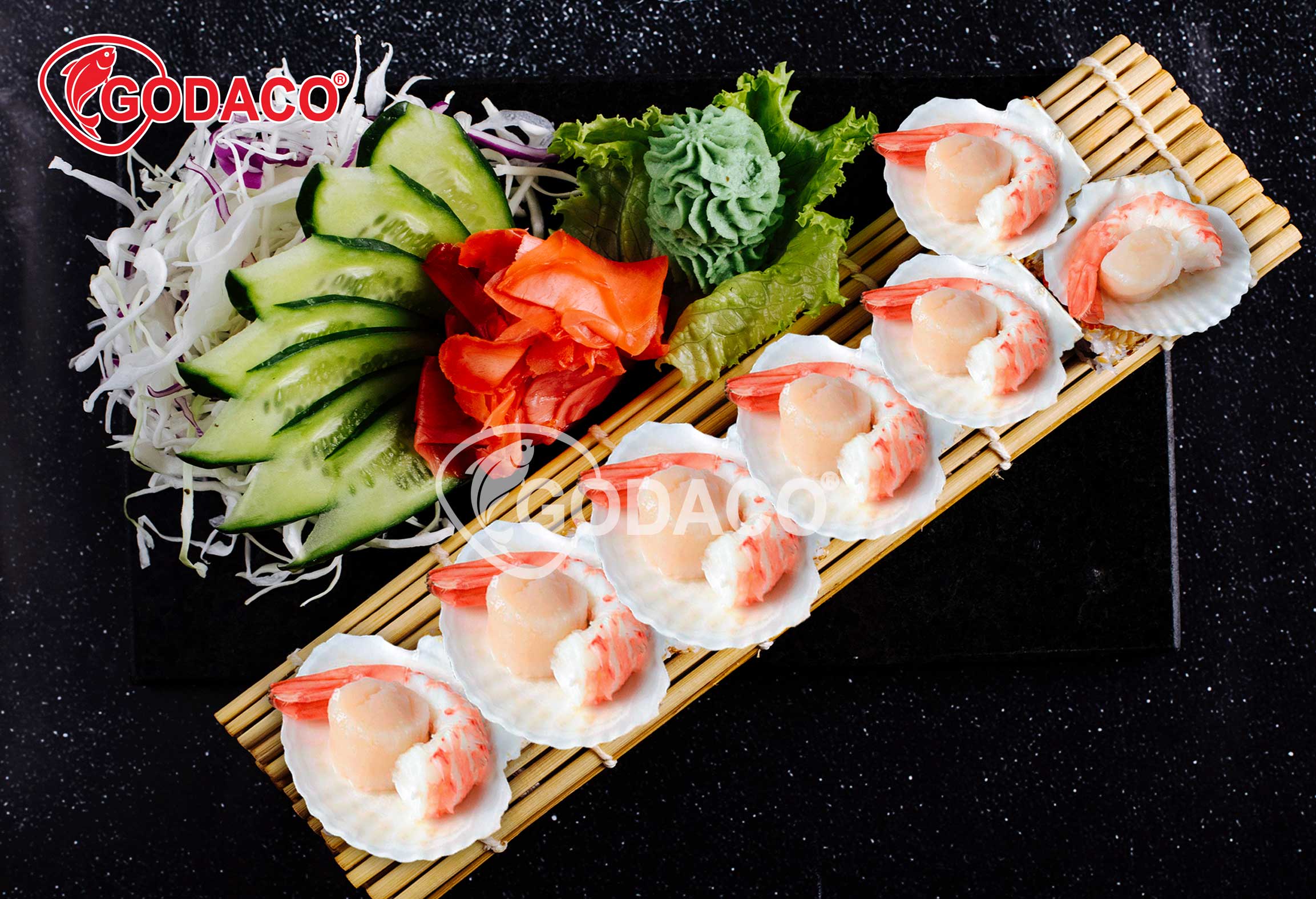 Frozen Scallops and Shrimp