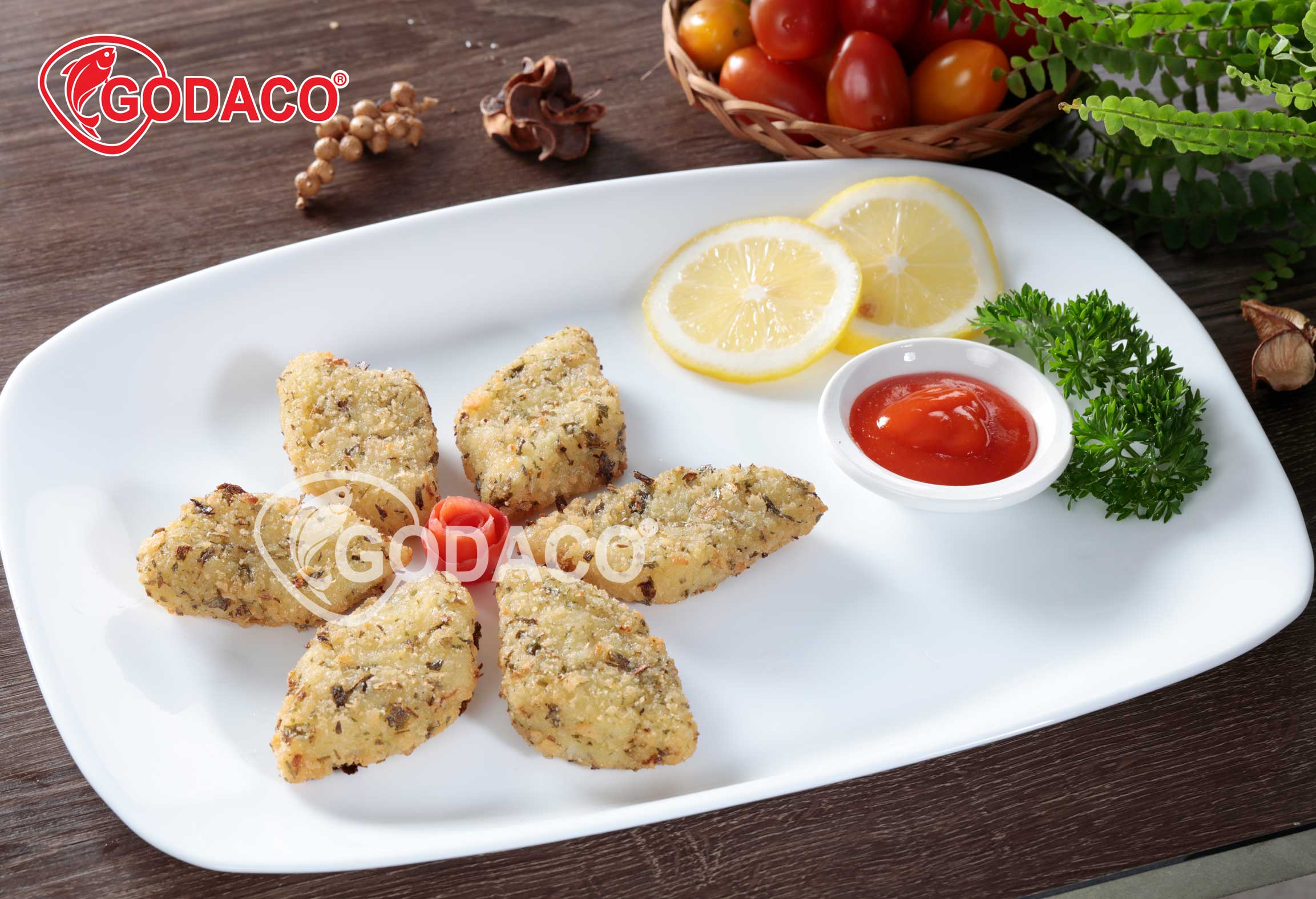Parfry Breaded Summer Herbs Tilapia Portion